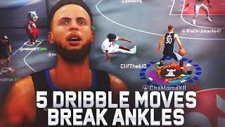 5 DRIBBLE MOVES TO BREAK ANKLES IN NBA 2K20! HOW TO BREAK ANKLES ON NBA 2K20! BEST DRIBBLE MOVES