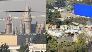 Current Condition of Universal Studios Hollywood Following Sunset Fire