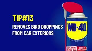 How To Remove Bird Droppings From Car Exterior Using WD-40 Multi-Use Product