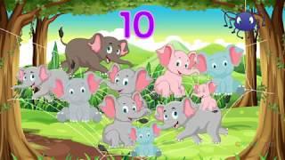 10 Elefantes se Columpiaban - Canción Infantil - Chivaditos