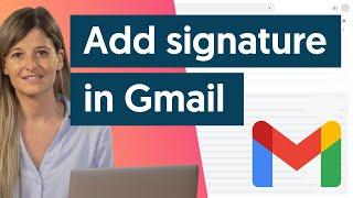 How to add signature in Gmail (with image & social icons)