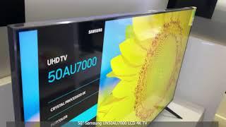 Review 50"  Samsung UN50AU7000 Class AU7000 Crystal UHD 4K Smart TV new 2021