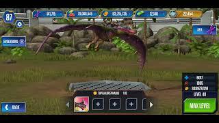 Jurassic World The Game TAPEJALOCEPHALUS level 1-40 + facts