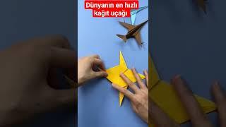 Dünyanın en hızlı kağıt uçağı