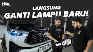 Project Terbaru Saingan Innova Reborn, Langsung Garap Lampu Baru! ft Beebot Asia