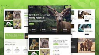 Build Charity Website For Animals Using Html CSS JavaScript