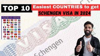 Easiest Countries to get Schengen Visa in 2024 || Top 10 countries for Europe Visitor visa