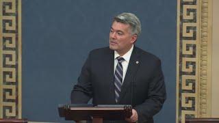 Colorado Sen. Cory Gardner Delivers Farewell Remarks On Senate Floor