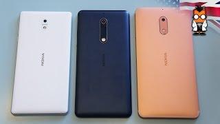 Nokia 3, 5 & 6 Hands on