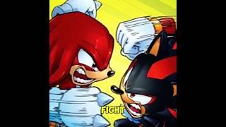 WHY Knuckles is STRONGER than Shadow? SONIC THE HEDGEHOG 3... #shorts