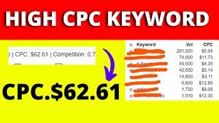 Highest CPC Keywords - High Volume Low Competition Keywords