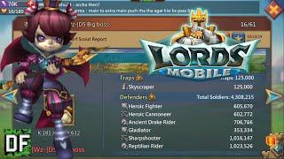 What are the limits of solo attacking in Lords Mobile?