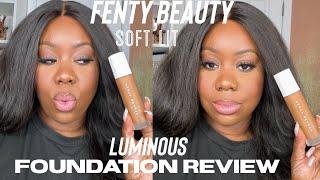 New! Fenty Beauty Soft'Lit Luminous Hydrating Foundation | Review + Wear Test | Allurebyash