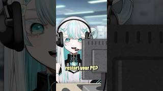 #VTUBER PROVIDES LIVE TECH SUPPORT… (ft. ​⁠@isaboatvtuber ) #shorts