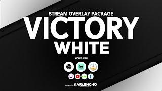 VICTORY Stream Overlay Package (designed by Karlencho Productions)