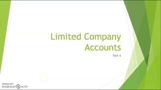 AQA Limited Company Accounts Part 4: Debentures, Reserves and Capitalisation of Bonus Issue