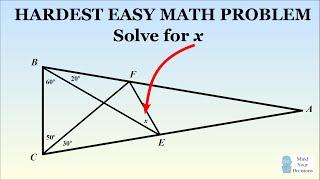 How To Solve The Hardest Easy Geometry Problem