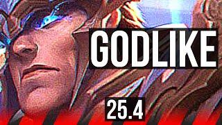 GAREN vs CHO'GATH (TOP) | 700+ games, Godlike | KR Master | 25.4