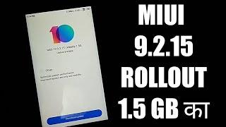 9.2.15 Miui 10 Beta Rollout | Redmi 4 Miui 10 9.2.15 | Miui 10 Global Beta 9.2.15 Rollout | Features