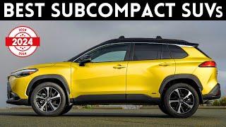 Top 5 Best Subcompact SUVs For 2024 (Most Reliable, Affordable and Efficient)