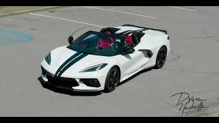 Best Spec 2021 C8 Corvette Stingray Convertible Review - Arctic White on Adrenaline Red  