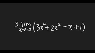 3. Evaluate the limit and justify each step by indicating the appropriate limit laws.