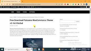 how to download flatsome wordpress and woocommerce theme free