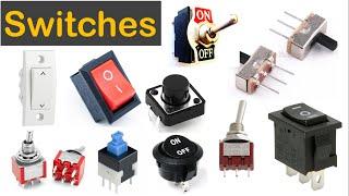Switches (Types, Symbol & Working) Basic Electronics