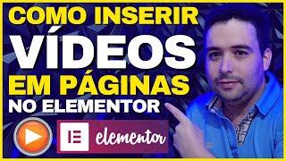 Como Incorporar Vídeos em Páginas do ELEMENTOR Tutorial 2023 Embedar Vídeos no Elementor