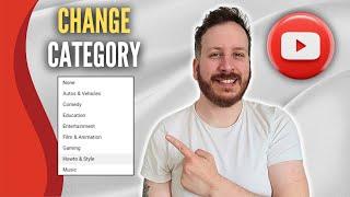 How To Change Category Of Your Youtube Channel