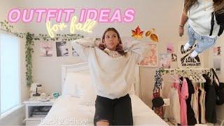 OUTFIT IDEAS for back to school/fall (what I wear in a week) 