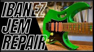 Ibanez JEM 777 LNG Steve Vai Guitar Repair/ Restoration