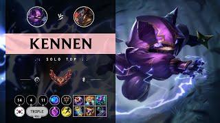 Kennen Top vs Twisted Fate - KR Grandmaster Patch 14.10