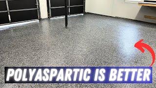 Complete Polyaspartic Garage Floor Installation