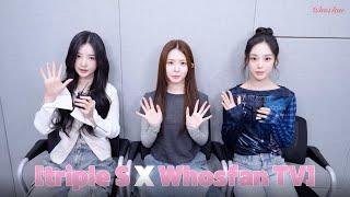 [후즈팬TV 독점 인터뷰] '글로벌 그룹' #tripleS 한국·일본·태국·중국·베트남 팬을 위한 깜짝 메시지!
