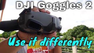 DJI Goggles 2 // you can use outside of FPV Drones