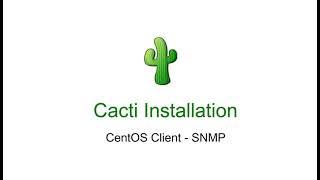 07 Cacti snmp installation