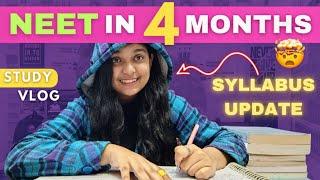 My last 4 Months Plan for NEET 2025 | Target - 700+  #studyvlog #neet2025