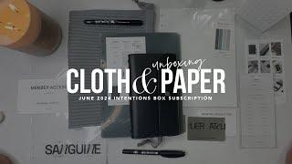 Cloth & Paper June 2024 Subscription Box Unboxing