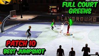 BEST JUMPSHOT AFTER PATCH 10 GREEN EVERYTHING !!! BEHIND THE BACK RANT NBA 2K20