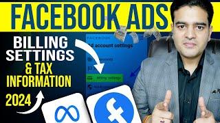 Facebook Ads Billing Settings 2024 | Facebook Payment Method Set up Tutorial in Hindi | #fbads2024