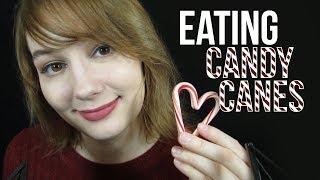 ASMR Eating Candy Canes  + Positive Affirmations!