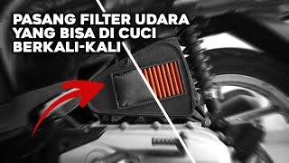 PASANG HYBRID AIR FILTER TYTO INDONESIA DI MOTOR MATIC  #variomodifikasi #vario #mekanik