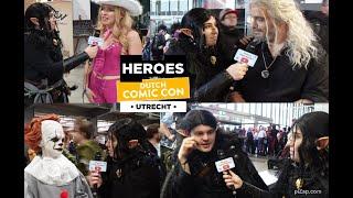 Interviewing cosplayers at Heroes Dutch Comic Con - Part 1