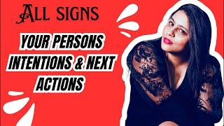 ALL SIGNS THEIR INTENTIONS AND NEXT ACTIONS #tarot #tarotreading #youtube #lovetarot