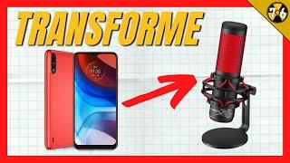 COMO USAR CELULAR COMO MICROFONE PARA PC (ANDROID E IOS)