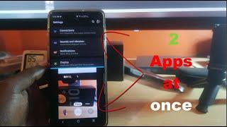 Open Two (2) Apps on screen at once Split Screen Galaxy S10