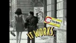 Chiclets Sidewalk Ad