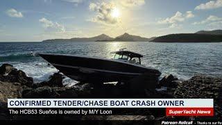 Wrecked Chase Boat Belongs to Popular Charter Yacht | SY Clips