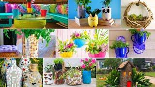 From Trash to Treasure  Garden Decor DIYs  Landscaping ideas for home